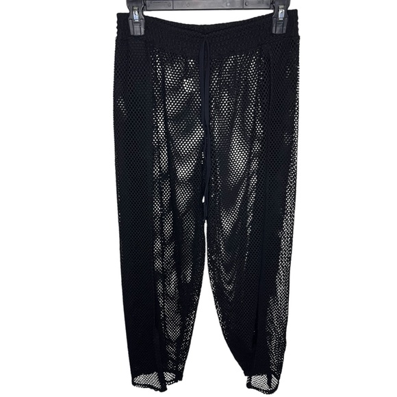 Black Fishnet Crop Top & Pants - Picture 7 of 14